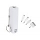 Llavero cargador power bank 2000 mAh