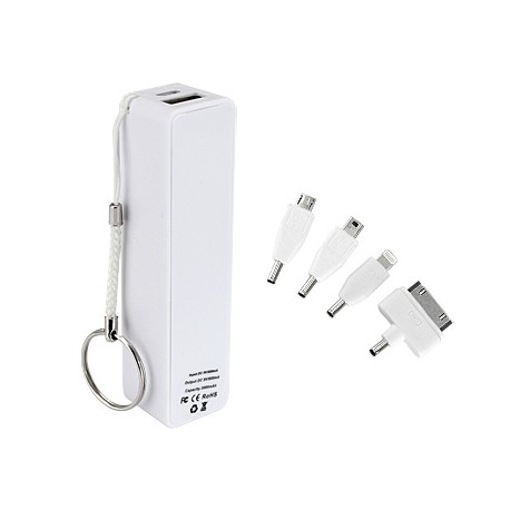 Llavero cargador power bank 2000 mAh